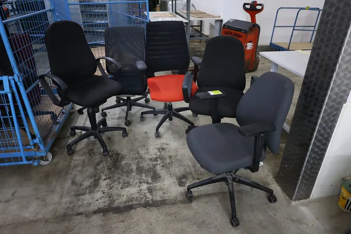 5 x Bürostuhl